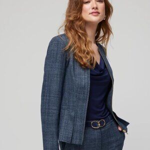 WHBM Cross Hatch Flirty Jacket